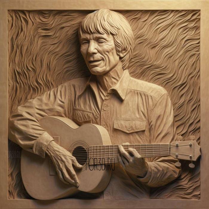 John Denver 3 stl model for CNC